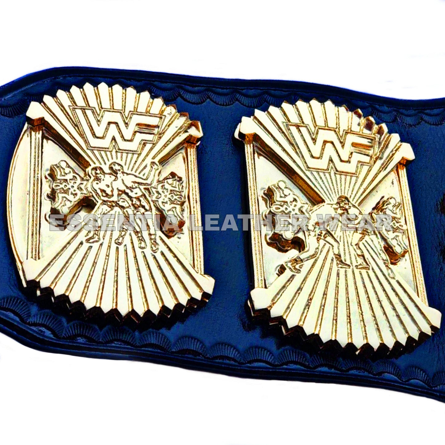 New Winged Eagle WWF Staked 2 Layer Replica 24K Gold Plated World Heavyweight Wrestling Title Adult Size Belt In 2mm, 4mm, 6mm, Gift For Him