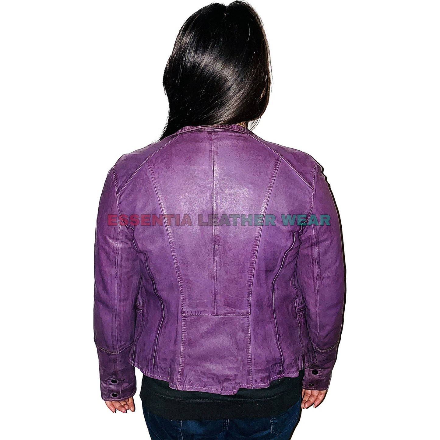 Slim Fit Leather Jacket For Women's Biker Real Leather Jacket Slim Fit Handmade Leather Jacket, Handmade Leather Biker Jacket, Gift for Her