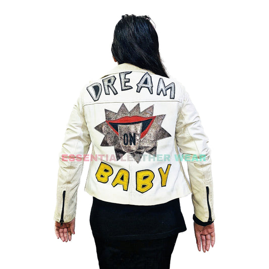 Women's Leather Jacket, Handmade Real Leather Biker Jacket, Biker Jacket for Womens, Women’s Distressed Leather Biker Jacket, Gift for her
