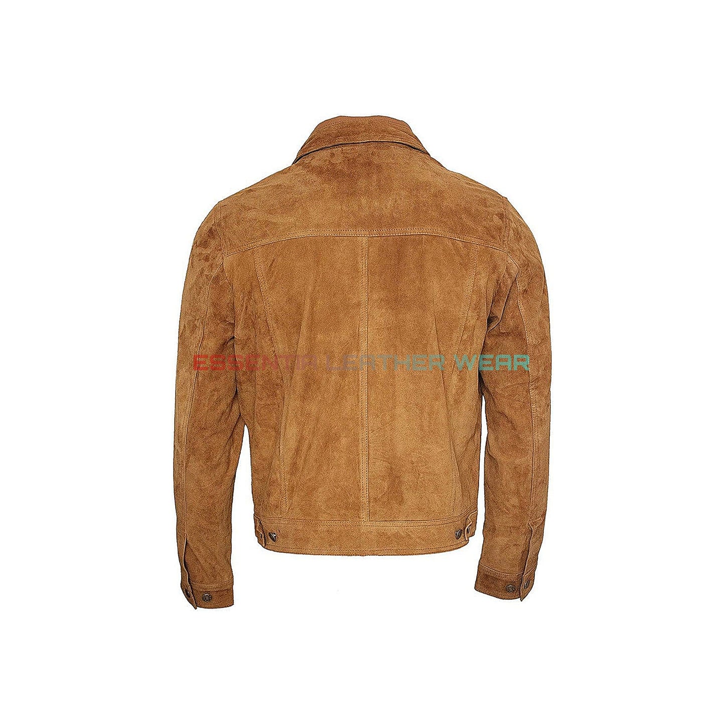 Men's Suede Varsity Jacket, Real High Quality Sweet Leather Trucker Jacket, Classic Suede Slim fit Western Trucker Jacket, Best Gift For Him