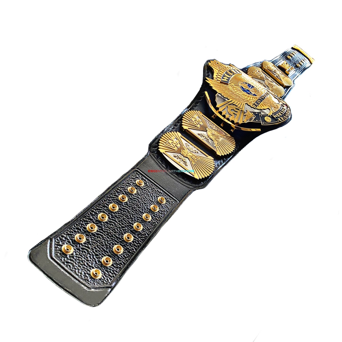 New Winged Eagle WWF CNC Dual Plated Replica 24K Gold Plated World Heavyweight Wrestling Title Adult Size Belt In 4mm, 6mm, Gift For Him