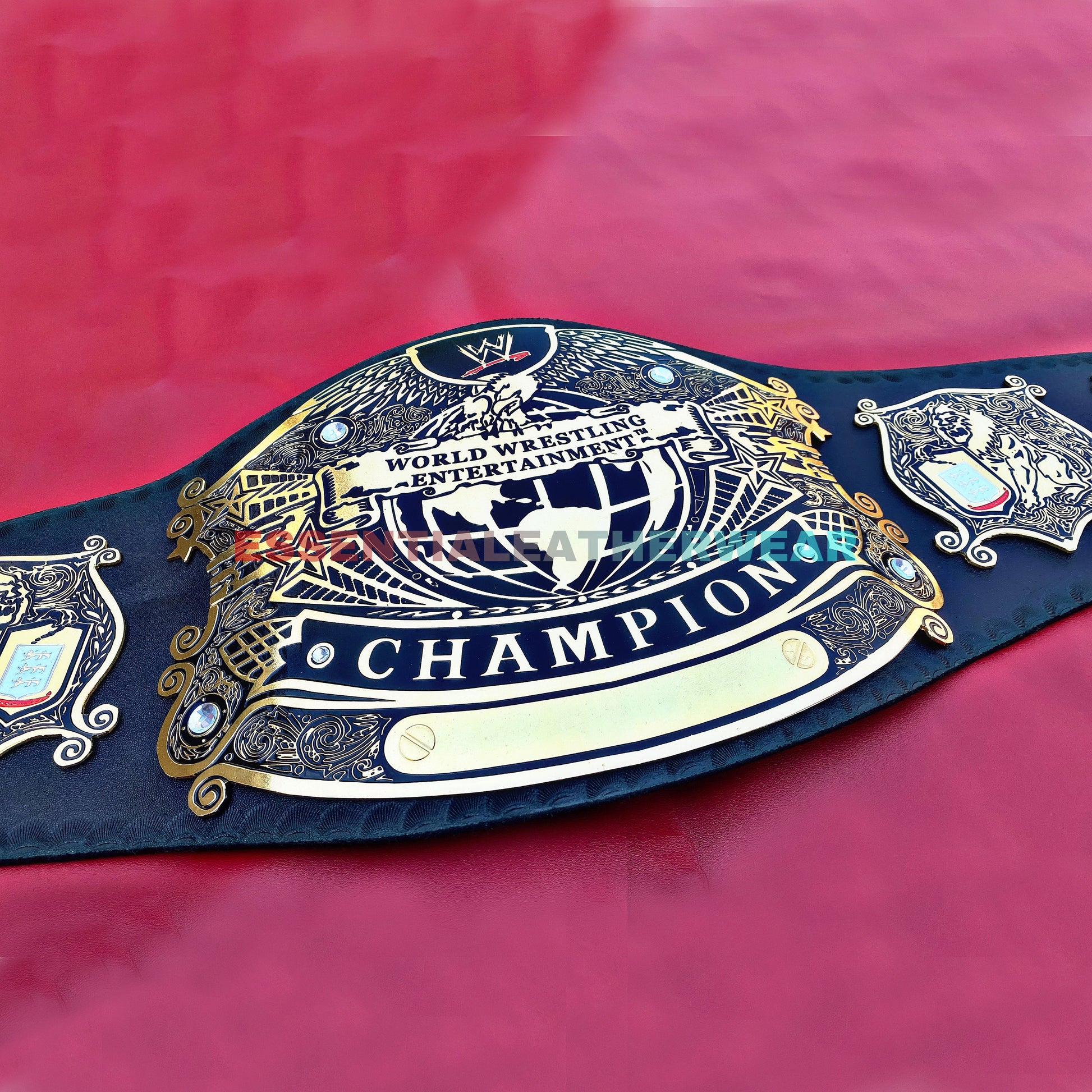 WWE Undisputed World Wrestling Entertainment Replica 24K Gold Plated Heavyweight Wrestling Championship Title Replica Universal Belt 2mm,4mm