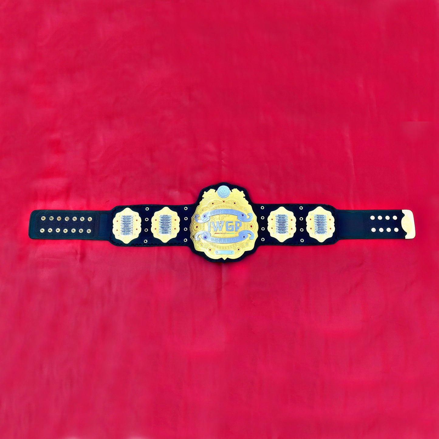 New IWGP 24K Dual Gold Plated Replica World Heavyweight Wrestling Championship Title Universal Belt In 2mm, 4mm With Personalized Name Plate