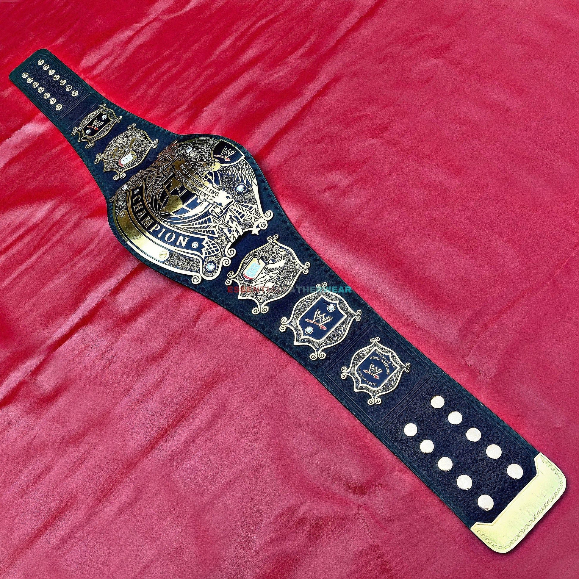 WWE Undisputed World Wrestling Entertainment Replica 24K Gold Plated Heavyweight Wrestling Championship Title Replica Universal Belt 2mm,4mm