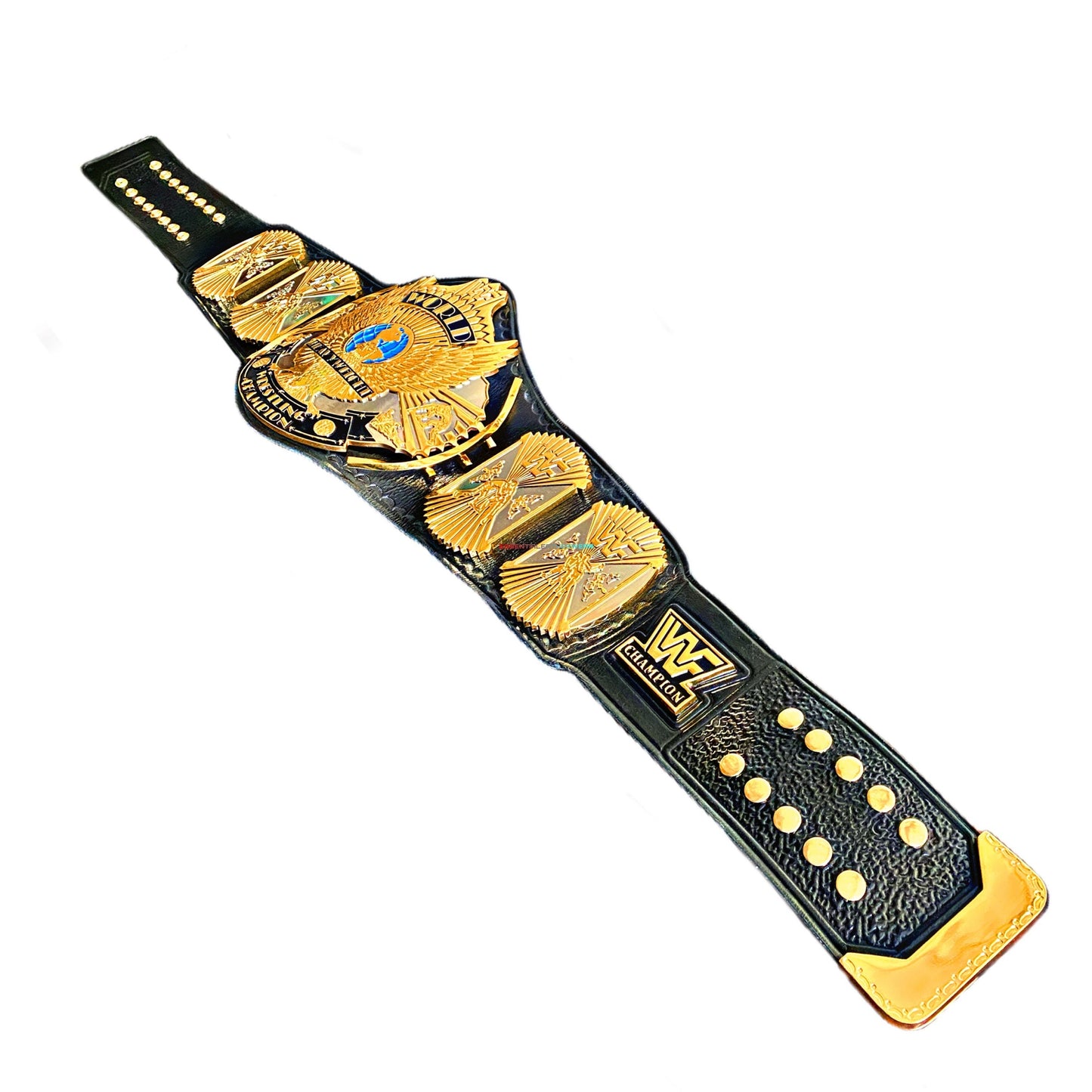 New Winged Eagle WWF CNC Dual Plated Replica 24K Gold Plated World Heavyweight Wrestling Title Adult Size Belt In 4mm, 6mm, Gift For Him