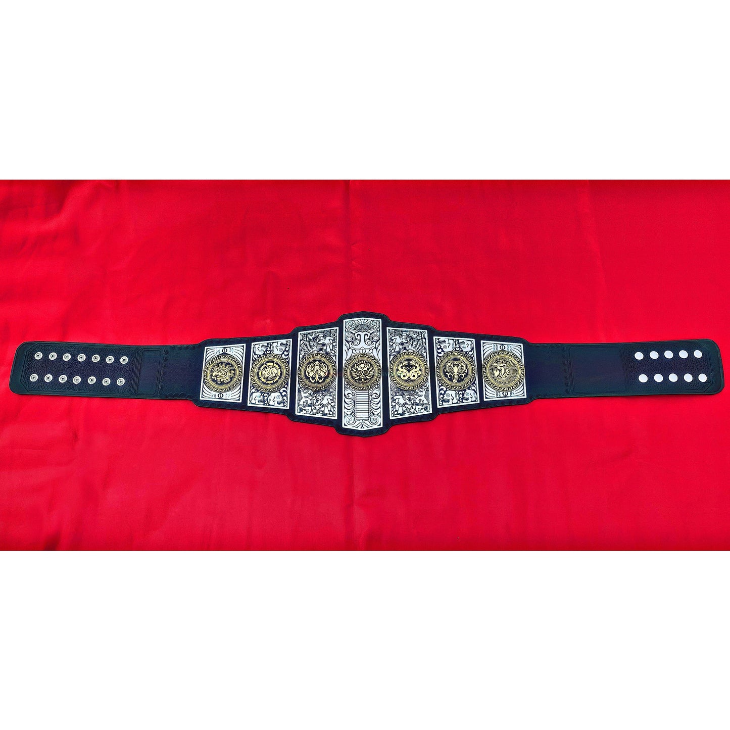 LUCHA Underground Gift Of God Wrestling Championship 24K Gold Plated Cowhide Leather Adult Size Replica Title Belt 2,4 & 6mm, Gift For Him