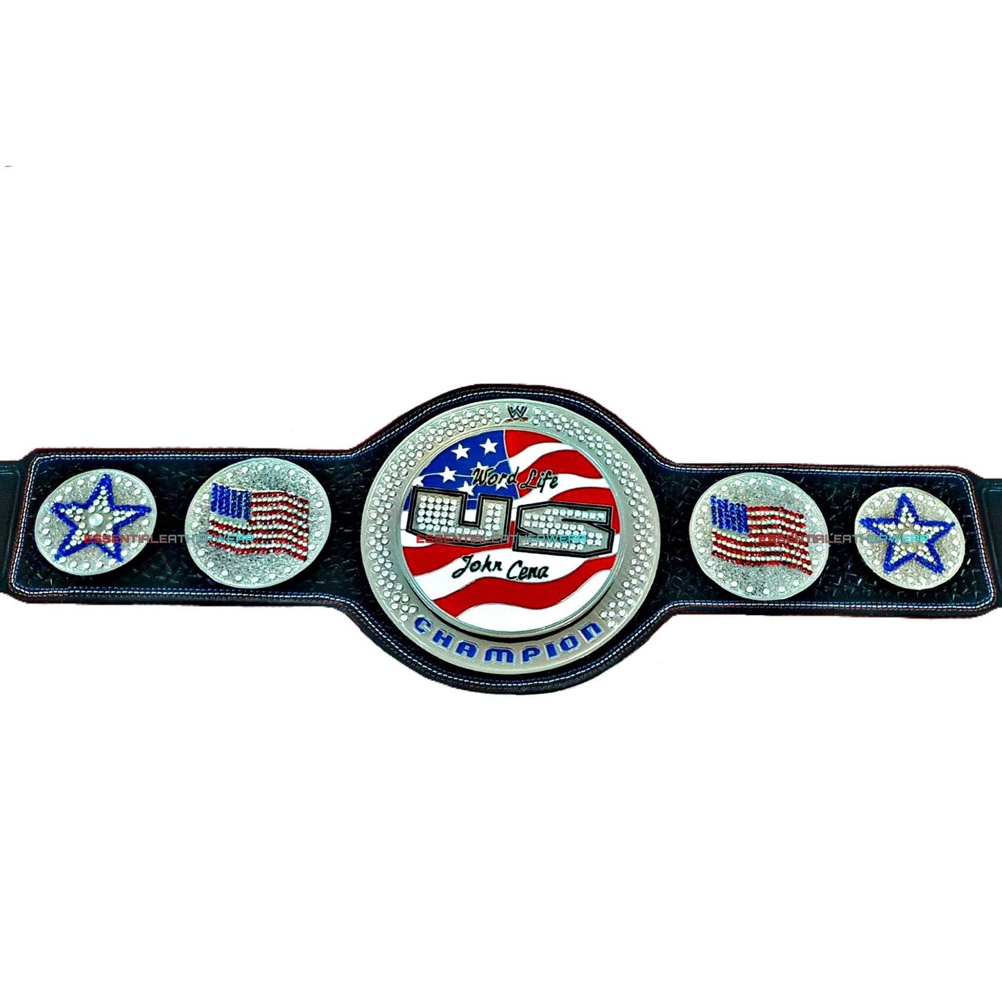 New US WWE Word Life John Cena Spinner Nickel Chrome Plated World Heavyweight Wrestling Championship Replica Title Belt In 2,4 & 6mm, Gift