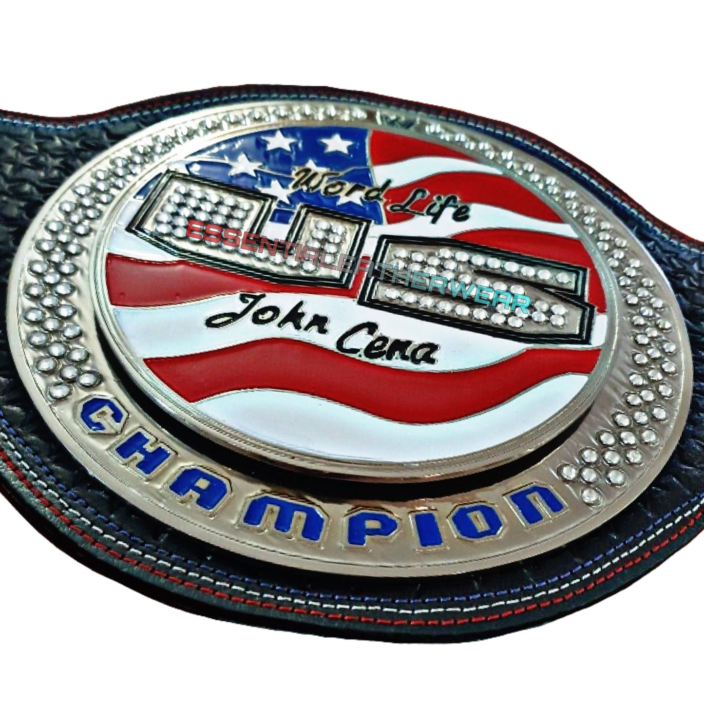 New US WWE Word Life John Cena Spinner Nickel Chrome Plated World Heavyweight Wrestling Championship Replica Title Belt In 2,4 & 6mm, Gift