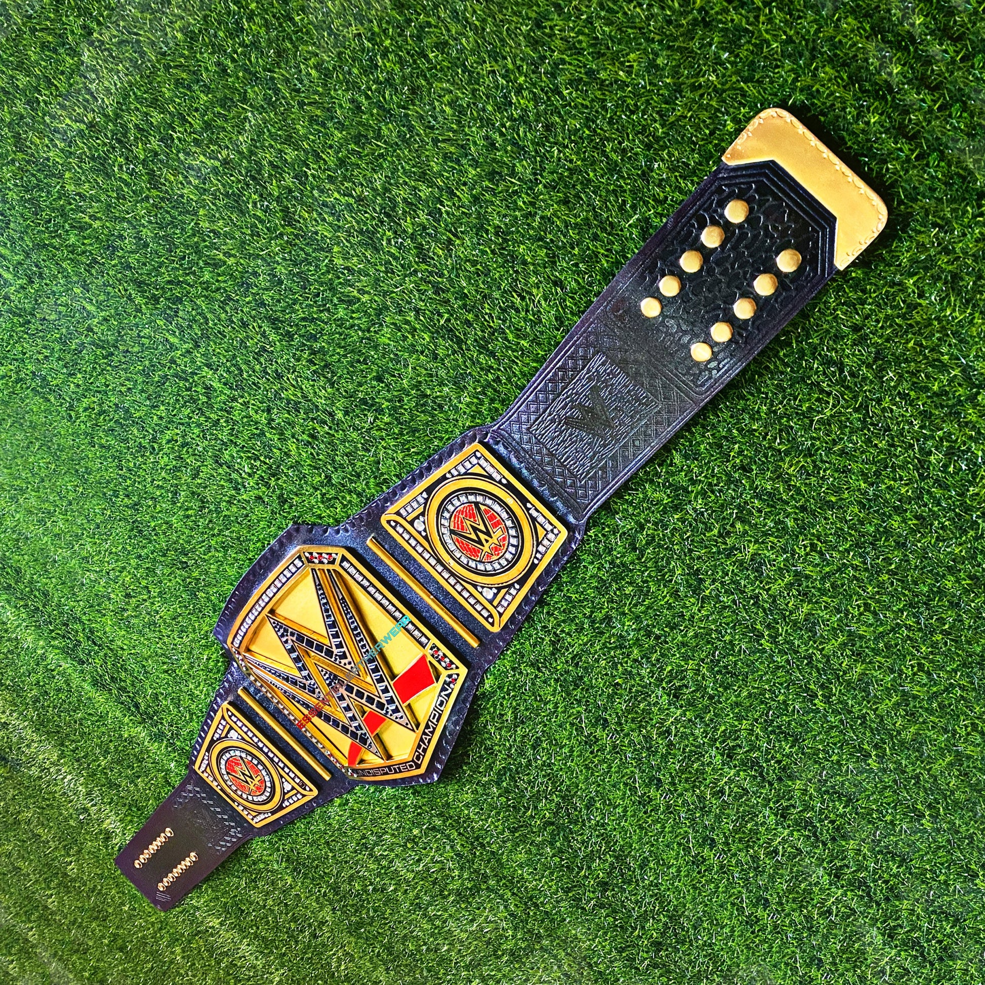 New WWE Undisputed Champion 24K Gold Plated World Heavyweight Wrestling Handmade Cowhide Adult Replica Title Belt In 2,4 & 6mm, Gift For Him