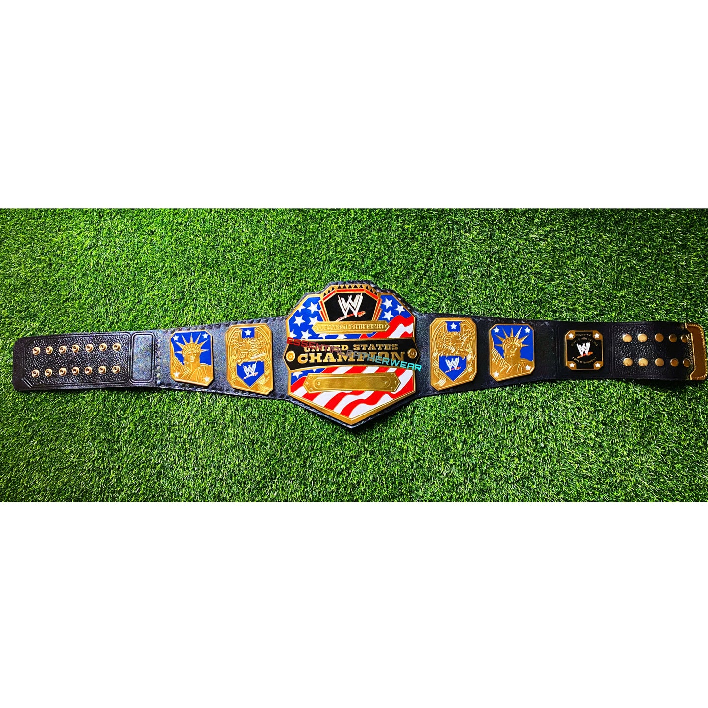 New WWE United States 24K Gold Plated World Heavyweight Wrestling Championship Title Universal Replica Adult Belt In 2,4 & 6mm, Gift For Him