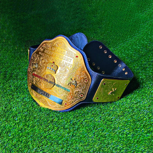 New Big Gold Replica 24K Gold Plated World Heavyweight Championship Title Belt Adult In 2mm, 4mm, 6mm (Personalized Nameplate), Gift For Him