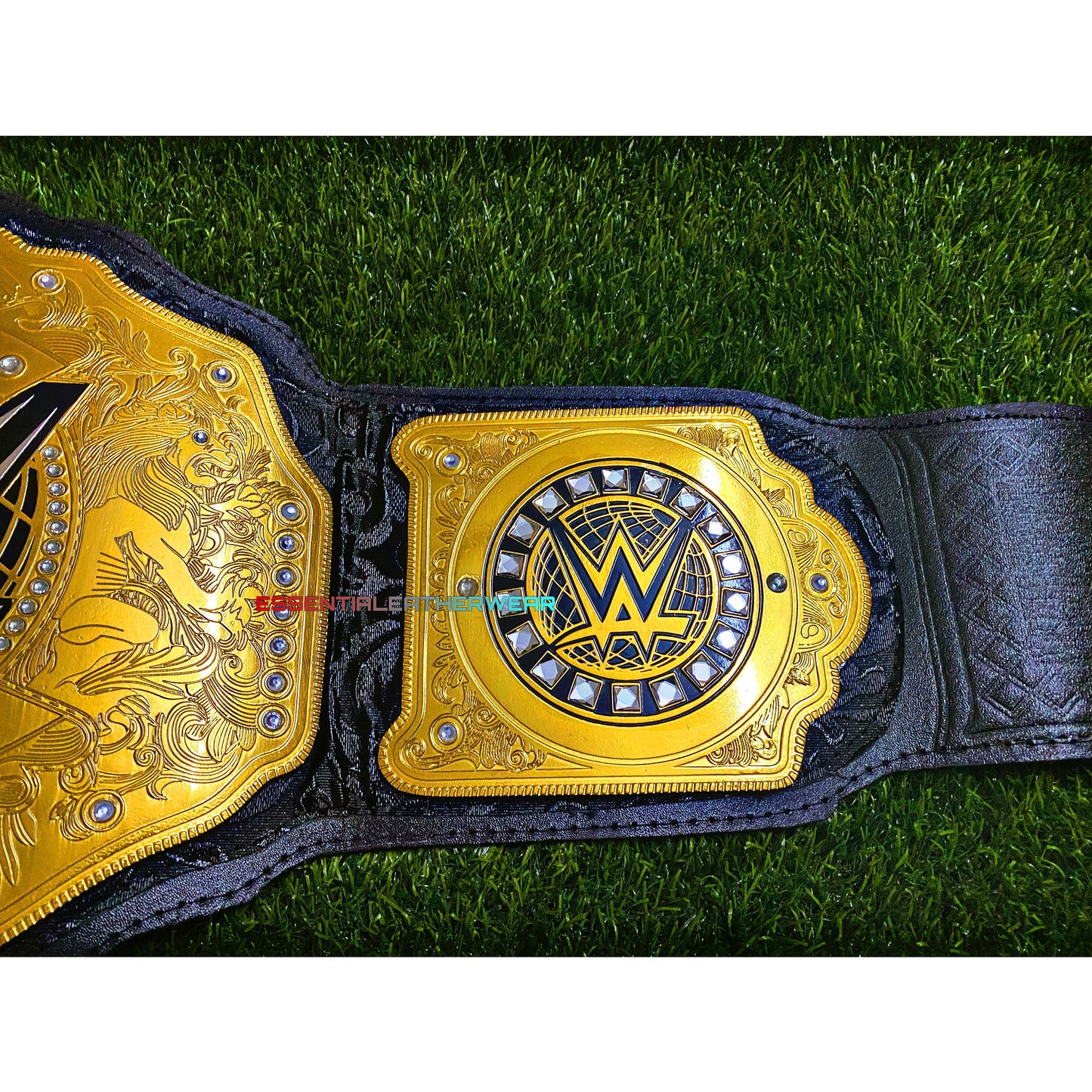 New WWE Big Globe World Universal Heavyweight Wrestling Championship 24K Gold Plated Cowhide Adult Replica Title Belt In 2,4 & 6mm, Gift