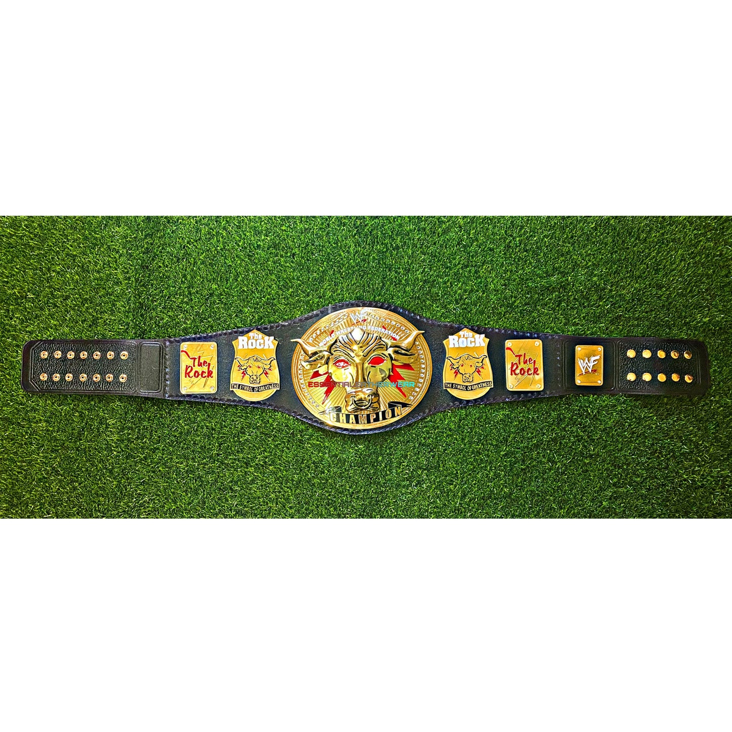 New Brahma Bull Rock 3D Stacked 15mm Bull, WWF Replica 24K Gold Plated World Heavyweight Wrestling Title Adult Belt In 4mm,6mm, Gift For Him