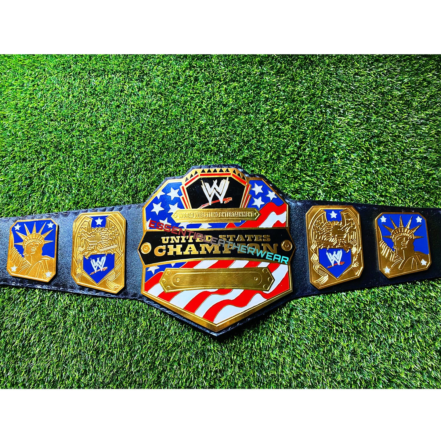 New WWE United States 24K Gold Plated World Heavyweight Wrestling Championship Title Universal Replica Adult Belt In 2,4 & 6mm, Gift For Him